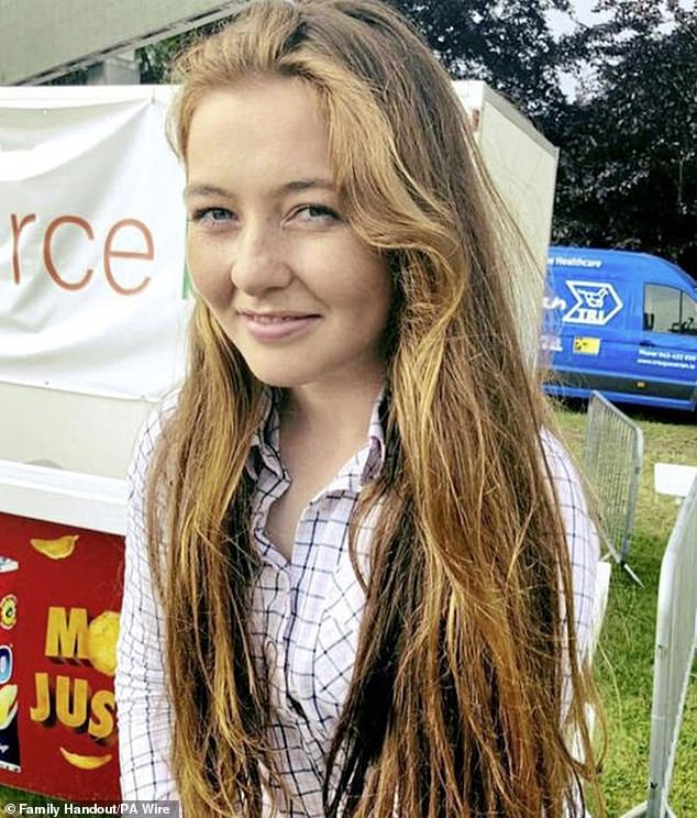 Ms Simpson, pictured, was sharing a home in rural Northern Ireland with her older sister Christina, who was Creswell's partner at the time and the mother of his two children