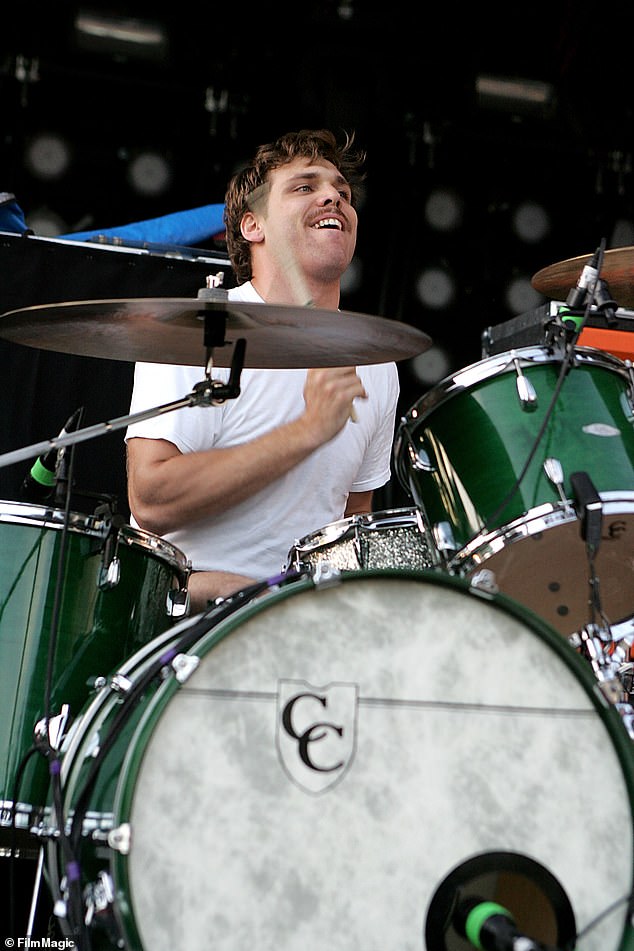 Baroness drummer Allen Blickle has died suddenly aged 42, his bandmates confirmed on Monday (pictured in 2010)