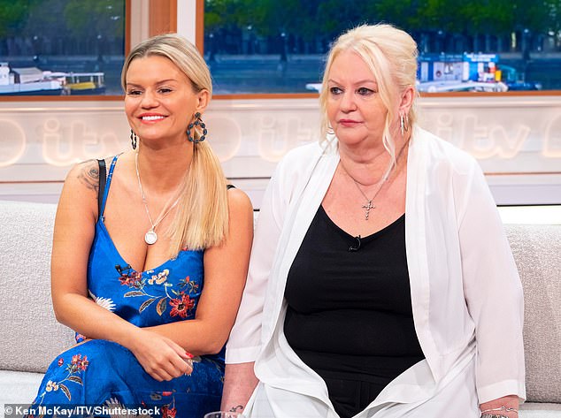 The Atomic Kitten Star, 45, opened up about her tumultuous childhood and how her early career began when she was in her mid-teens (pictured with mum Sue in 2018)