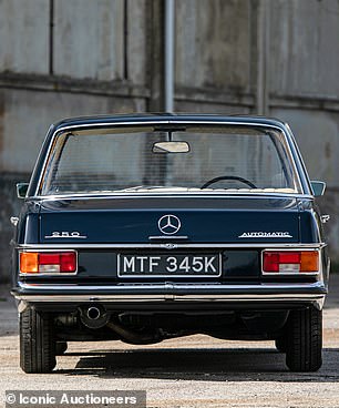 Hubbard added: ''This W114 links music and motoring in a way that speaks to enthusiasts and fans alike, and it sits comfortably alongside everything we sell, from attainable modern classics to sought-after collectors' cars'