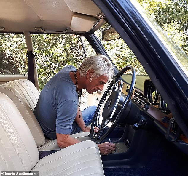 The car's vendor, a huge Paul Weller fan, was invited to the singer's Black Barn Studio near Woking in Surrey some seven years ago so that he could be reunited with his former school-run hack