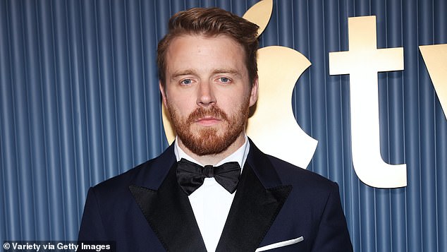 Jack is in the midst of filming a new Pride and Prejudice adaptation, in which he stars as Mr Darcy, however his baby news has slowed down production (pictured last year)