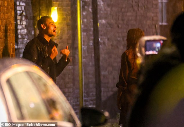 It seemed to be a war of words between Douglas and Michelle's characters as they got to work on ITV's thrilling new drama