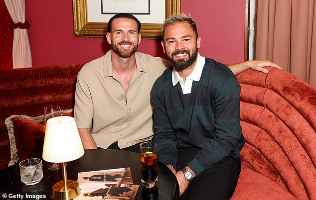 The sportsman was joined by his pal Ronnie Vint, who appeared on Love Island: All Stars earlier this year