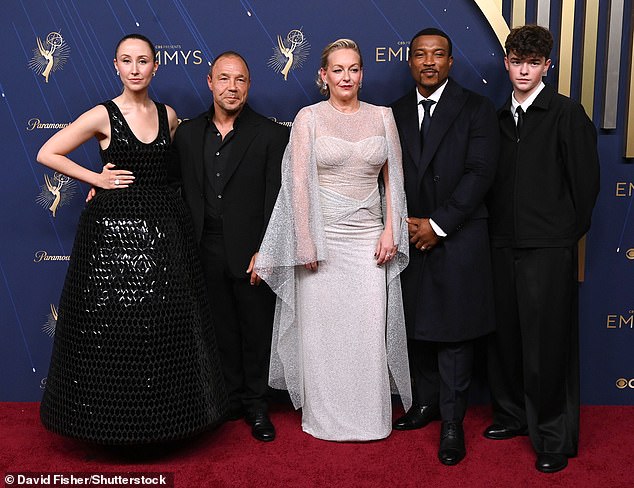 Leading the pack is Adolescence star Owen Cooper who could make history as the youngest ever male winner if he scoops Supporting Actor Award (Seen with Adolescence cast)