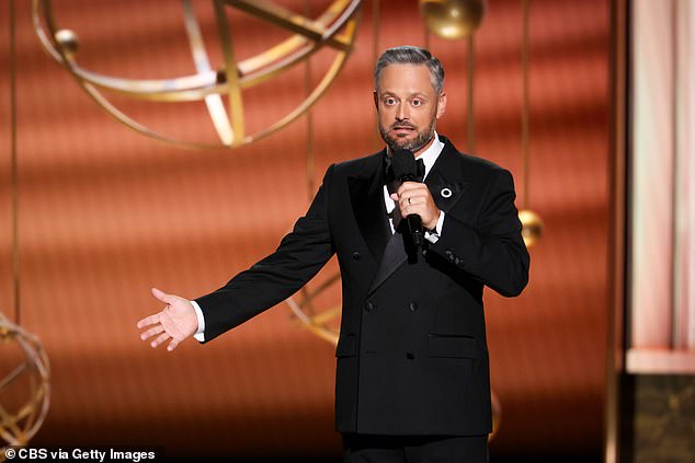 The star kicked off the show with a SNL-inspired skit alongside rather than an opening monologue - which fans labeled as 'boring'