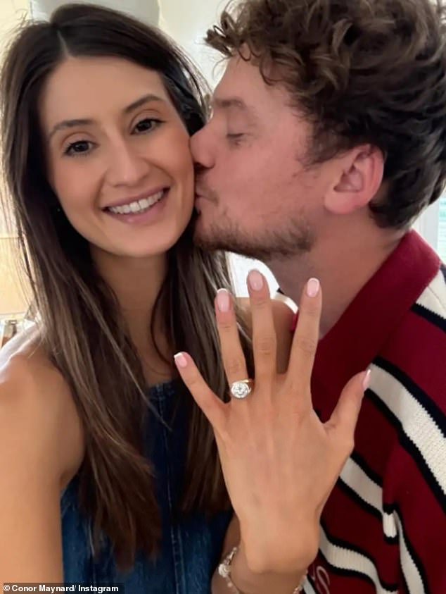 Conor Maynard has revealed he is engaged to his girlfriend Kitty Bertrand in a social media post on Saturday