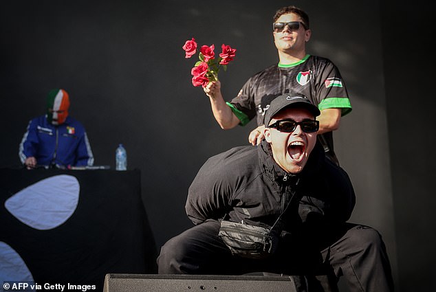 Kneecap were also accused of displaying support for Hezbollah and Hamas during a show at US festival Coachella in April