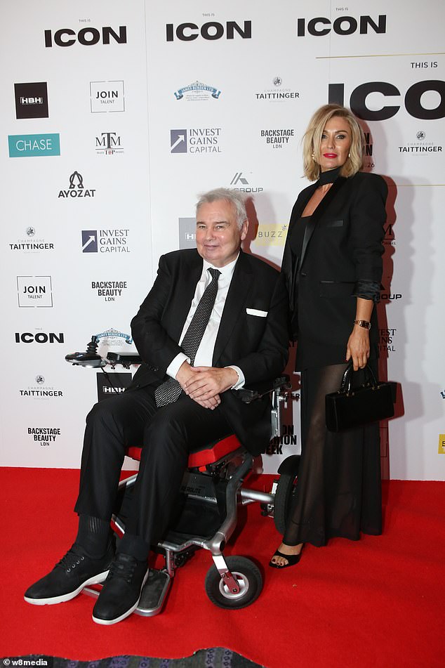 The age gap couple were all smiles as they walked the carpet for the Icon Awards, which took place at the Troxy in the east end of London