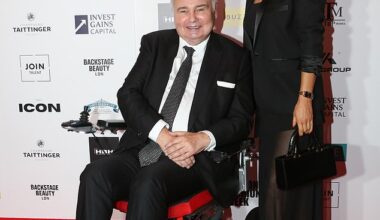 Eamonn Holmes and his girlfriend Katie Alexander made their red carpet debut together on Saturday after it was revealed their honeymoon phase had come to an end