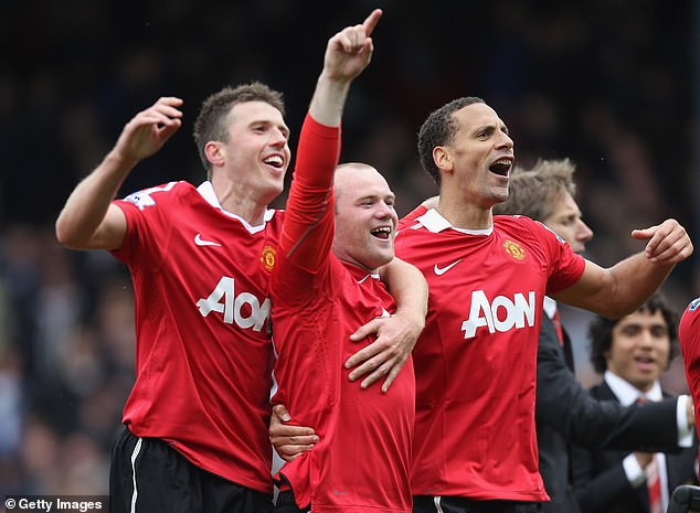 Michael Carrick (left) and Rio Ferdinand (right) were two of the most passionate PSP players