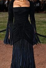 Jodie Turner-Smith commanded attention on Monday night at London Fashion Week show(pictured)