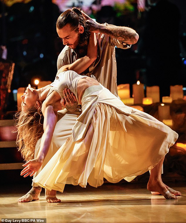 The professional dancer and former The Only Way Is Essex star reached the semi-finals
