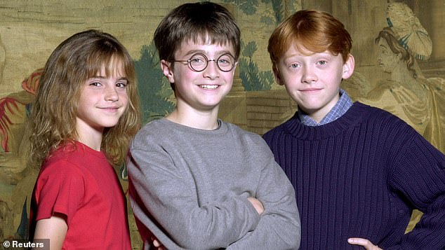 The franchise catapulted her to fame as she played the fan-favourite character in all eight movies, from 2001 until the final Deathly Hallows chapter in 2011 (pictured in 2000)