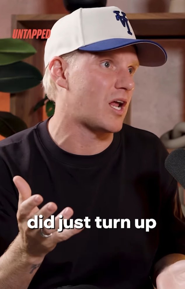 Jamie Laing insists he had no idea that certain people were showing up to cheer him on