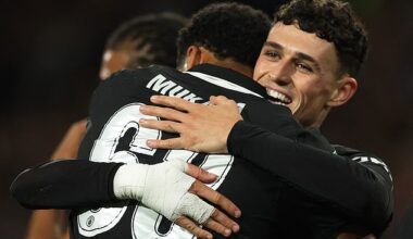 Phil Foden scored a fine opening Manchester City goal as they beat Huddersfield 2-0