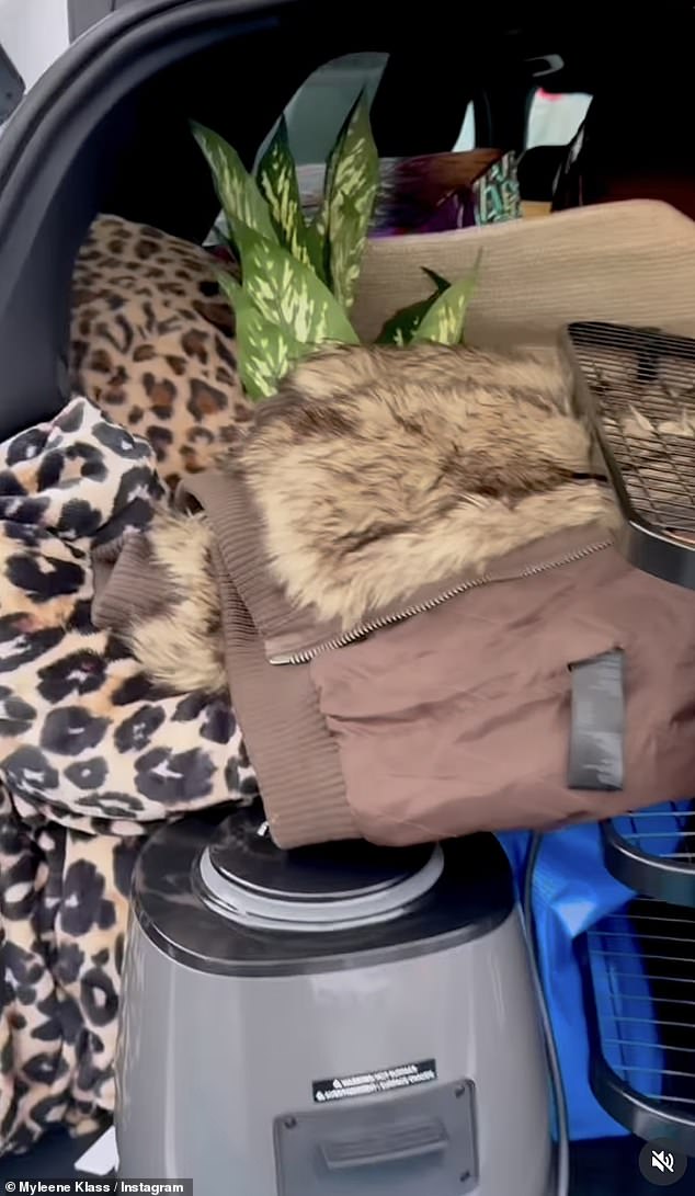 Myleene helped Ava move into her new digs - but was left feeling all types of emotions