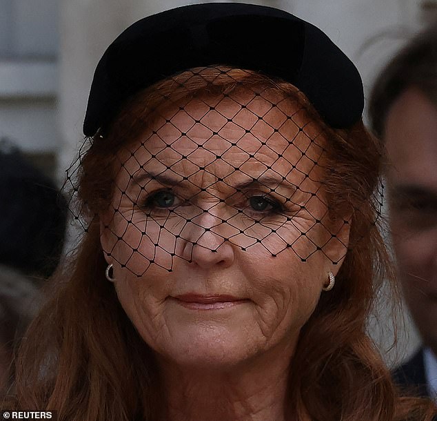 It comes after the publication of an email her mother Fergie (pictured, at the Duchess of Kent's funeral on September 16) wrote in 2011 and sent to Jeffrey Epstein, who'd been released from prison for sex offences two years earlier. In it, she described him as a 'steadfast, generous and supreme friend'