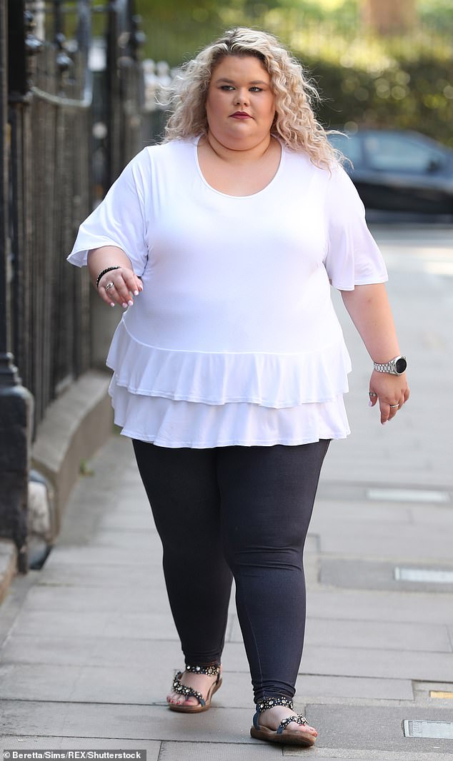 The TV star recently revealed that she'd turned to the medication in June last year after feeling like there was 'nothing else she could do' (pictured 2018)