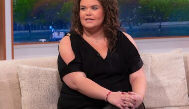 Gogglebox's Amy Tapper has hit back at a follower who branded her a 'liar' for using weight-loss drug Mounjaro to shed a whopping 7.5st without telling fans (pictured on Thursday)