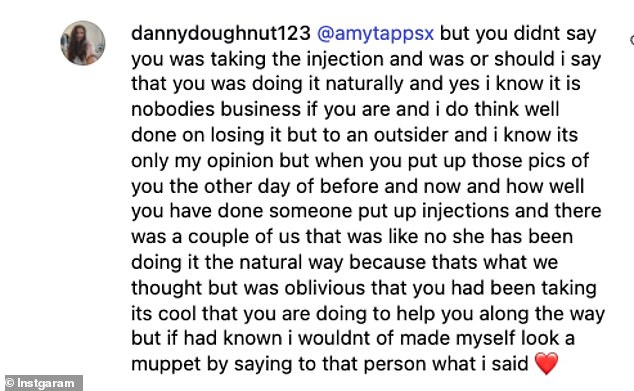 After Amy shared a clip of her GMB interview discussing Mounjaro, they fumed: 'I feel cheated by this'