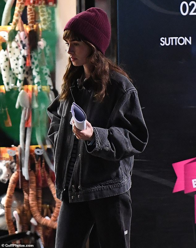 Lily joins Captain Marvel star Brie Larson, Jack Quaid from The Hunger Games and Henry Golding from Crazy Rich Asians, in the new comedy she was seen filming for