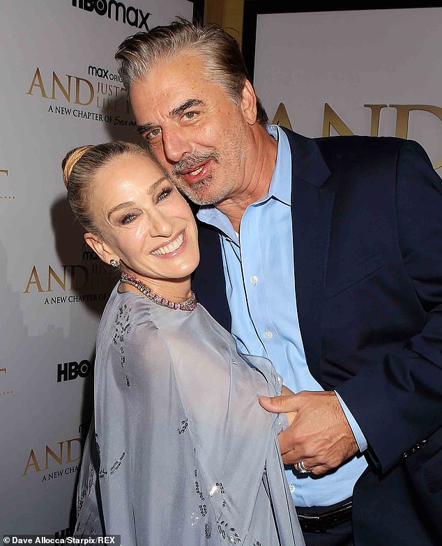 Chris Noth (right) became a global superstar in his role as Mr Big in Sex and the City - a businessman who fell in love with Carrie Bradshaw, played by Sarah Jessica Parker (left)