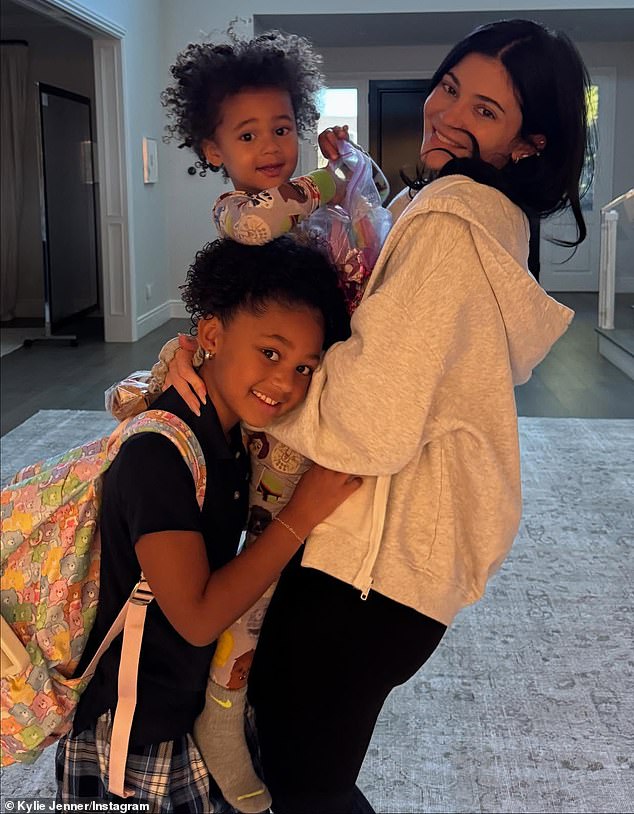 And last week, Jenner posted a rare family photo with her two children as she gave fans a glimpse into her daily life