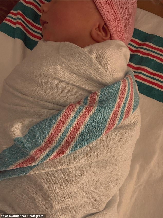 In the caption of the post, the father-of-three penned, 'Rae Florence 9.18.2025,' followed by a white heart emoji