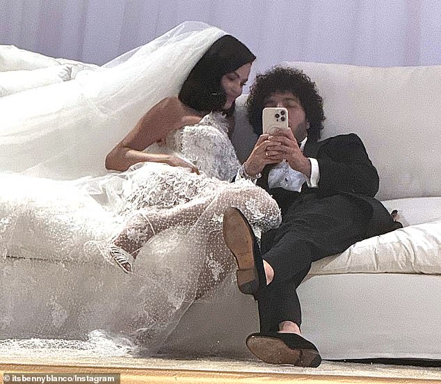 On Sunday, Blanco shared more pictures which appeared to have been taken after the lovebirds said 'I do'