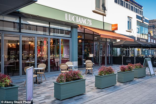 The nepo-baby, 31, whose brother Marco Jr has suffered a slew of legal issues, opened the Italian restaurant Luciano¿s in Woking in early 2022 (pictured)