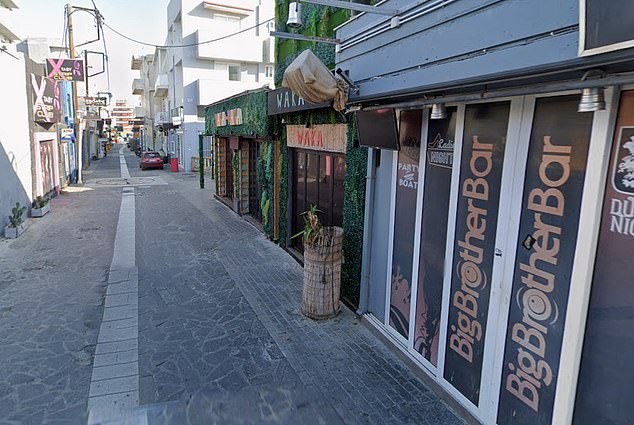 A British man has been accused of raping a Norwegian tourist in an abandoned building in Rhodes after meeting on Orfanidou Street a road full of bars and nightclubs
