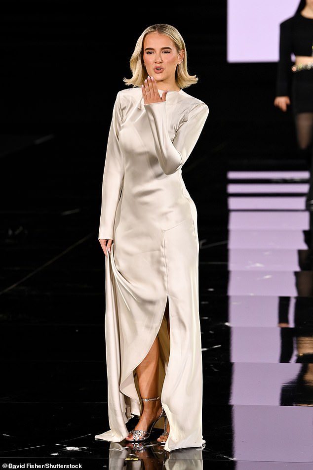 The former Love Island star, who has been a L'Oreal ambassador for a year after signing a reported seven figure deal, joined Kendall Jenner at Paris City Hall for a star-studded show