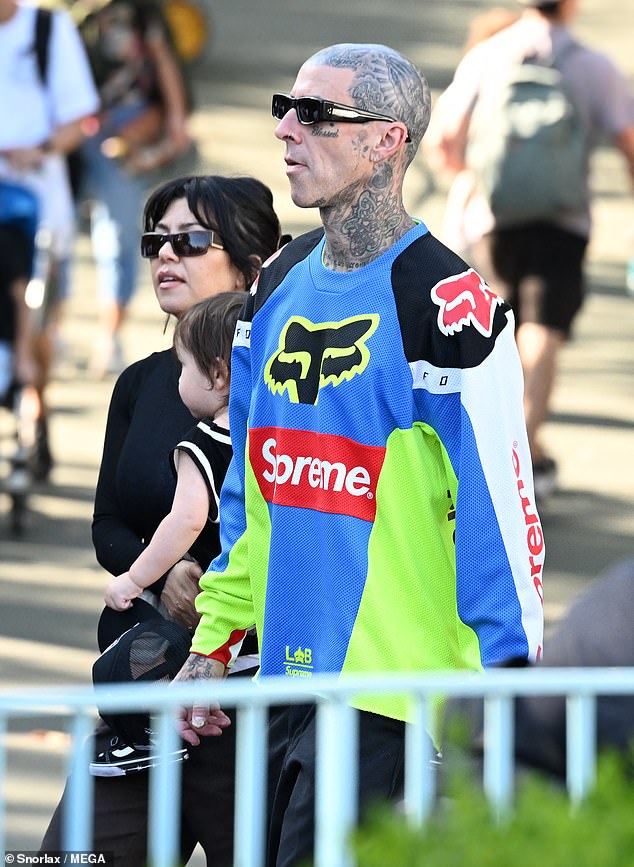 The married couple of three years hired four personal bodyguards and two VIP Tour guides, which costs between $500-$800 per hour, for their fun-filled day at the happiest place on Earth