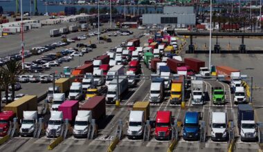 Sales of heavy trucks are falling like the U.S. is headed for a recession