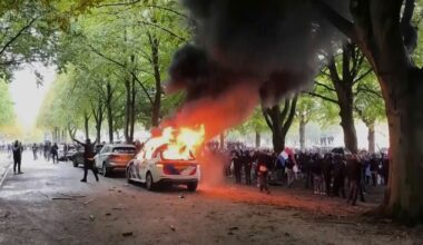 Anti-immigration demonstration in The Hague turns violent, weeks before general election