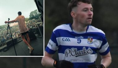 ‘I wouldn’t do it every weekend’ – Electric Picnic star’s dash from stage to lining out for his club Navan O’Mahonys