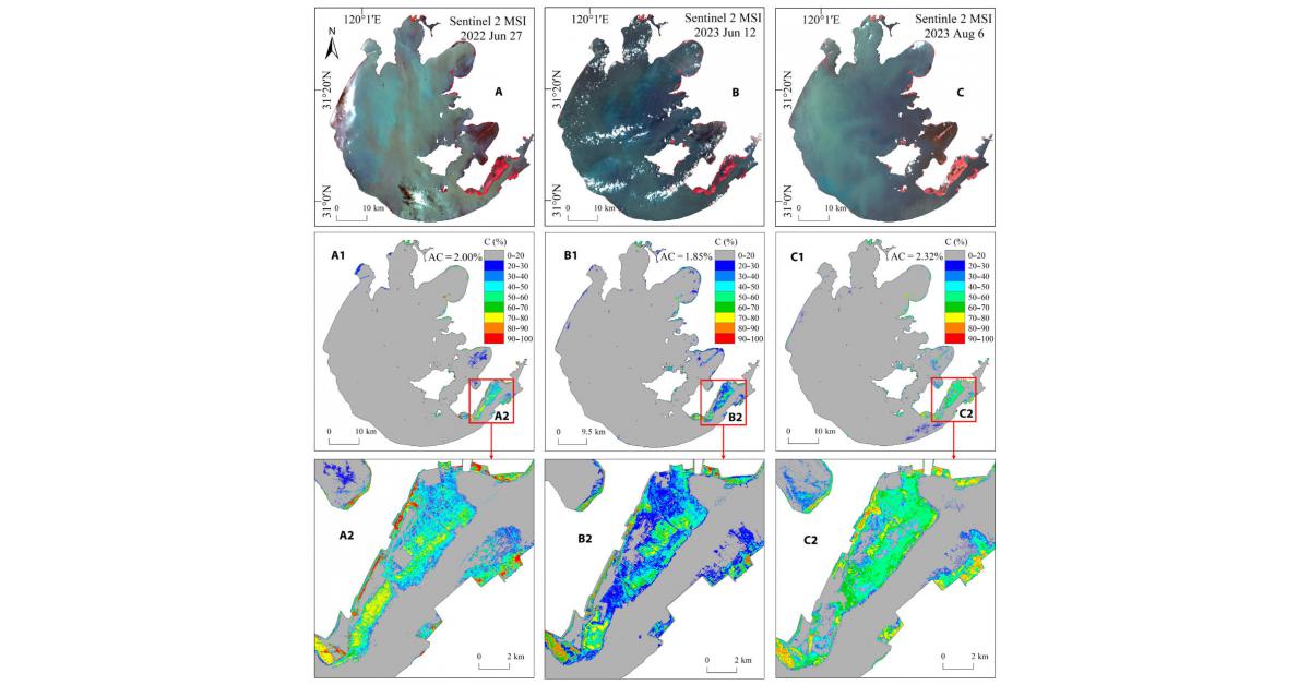 New models track vegetation shifts in China’s lakes