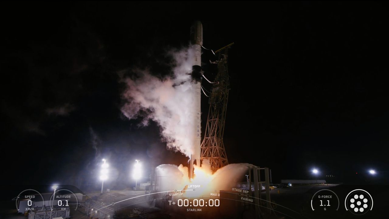 SpaceX launches 24 Starlink satellites to orbit from…