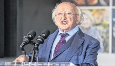 Irish president Michael D Higgins is ‘nasty little man’, DUP councillor Callum Bowsie claims