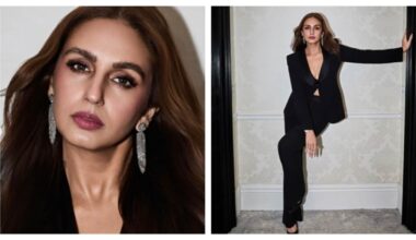 Huma Qureshi stuns in Armani suit for Bayaan promotion in Toronto, fans impressed with her ‘chiselled jawline’