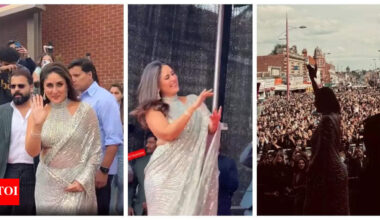Kareena Kapoor Khan gets a superstar's welcome in Birmingham; hundreds gather to catch glimpse of actress - WATCH |
