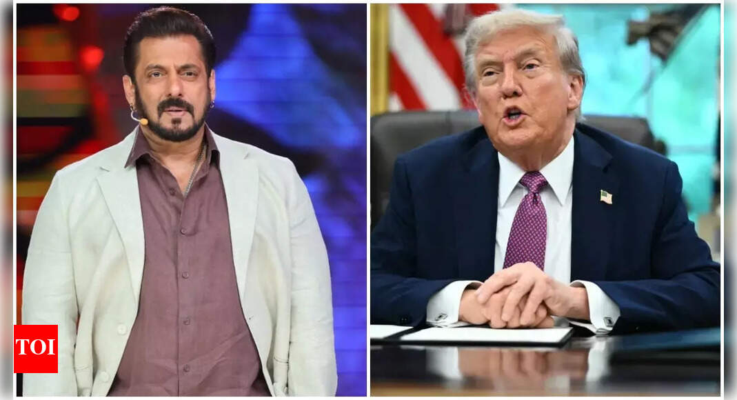 Did Salman Khan just take dig at Donald Trump's attempts at securing Nobel Peace Prize? Says, 'Jo sabsey zyada trouble…' | Hindi Movie News