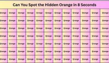 Optical Illusion: You've got eagle eyes if you can spot the word Orange in 10 seconds