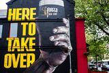 thumbnail: A mural advertising Forged Irish Stout, which was founded by Conor McGregor. Photo: Getty