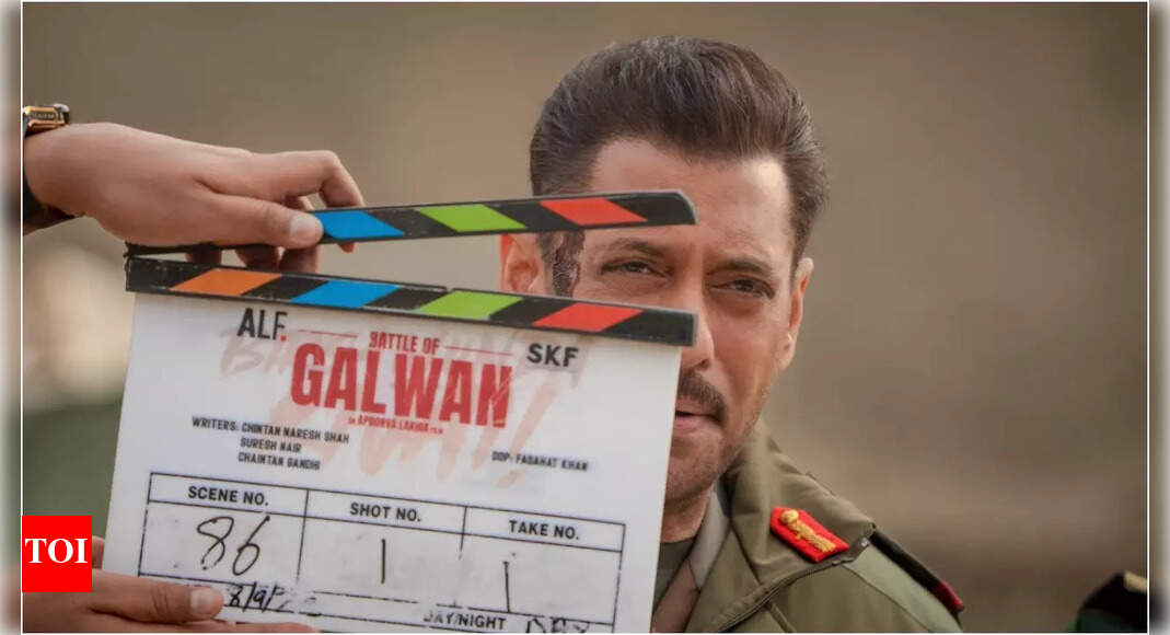 ‘Battle of Galwan’: Salman Khan unveils his raw and rustic first look; fans say, ‘Can’t wait for Bhaijaan’s comeback’ | Hindi Movie News