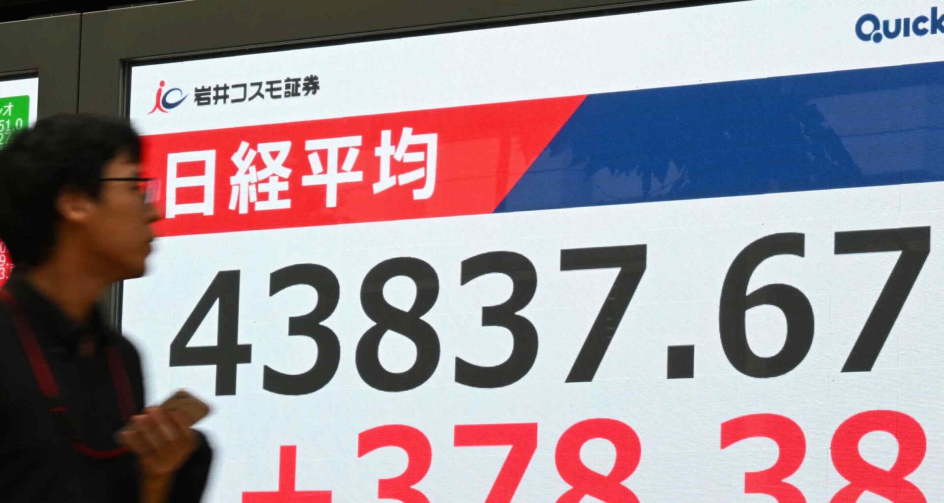 Nikkei index soars to record high on fading sting from Trump tariffs