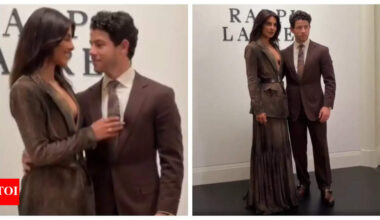 Priyanka Chopra and Nick Jonas' Ralph Lauren Fashion Week look reminds fans of their ICONIC Met Gala debut |