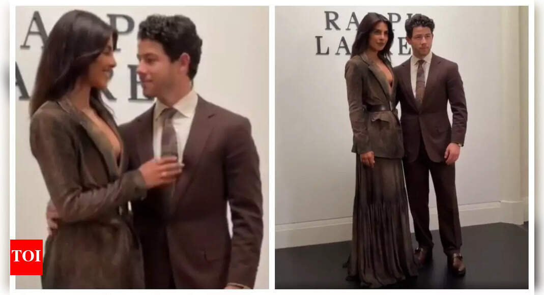 Priyanka Chopra and Nick Jonas' Ralph Lauren Fashion Week look reminds fans of their ICONIC Met Gala debut |