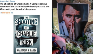 Who is Anastasia J. Casey? Mysterious book titled ‘The Shooting of Charlie Kirk’ raises questions
